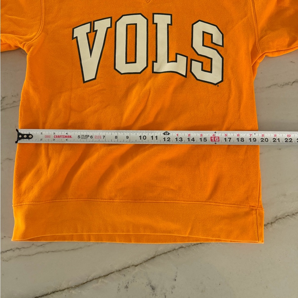 Tennessee Volunteers Sweatshirt Mens M BigCotton Crewneck Pullover Orange - Picture 6 of 6